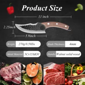 768477300145 JAVENYIMAN Viking Chef Huusk Kitchen Meat Boning #2