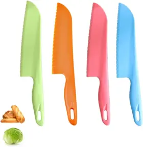 JBS-019 JAWBUSH Serrated Knives Set Salad Bread Brownies Pack