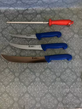 DIAMONDSET001 JERO Knife Set Cimeter Boning Fillet Diamon