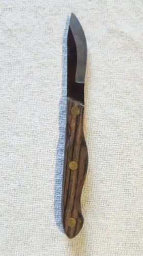 D400 JET CUT Cutlery Knife Wood Handle #2