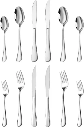 1010-NPDTZ-12P JIEYANG Silverware Sliver