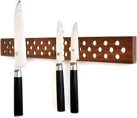 617407891201 JONATHAN ALDEN Magnetic Wooden Knife Bar Holder