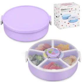 B0F186M3KJ JOOPETALK Kidsft Rotating Snack Container Set Bpa