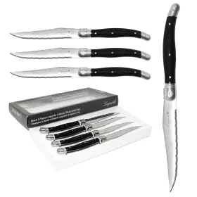 621139990514 JS GOURMET Steak Knives Set Forged Steel Knif