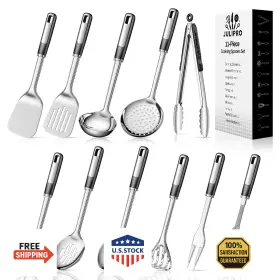 B0FHKRL74F JULIPRO Steel Kitchen Utensil Set Thickened