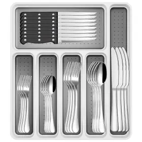 430745733927 JUNLIN Steel Silverware Set Cutlery Organizer