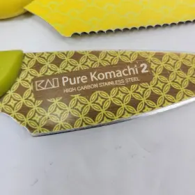 602345-AB1277 KAI Pure Komachi Knife Set Chef Utility Kitchen #3