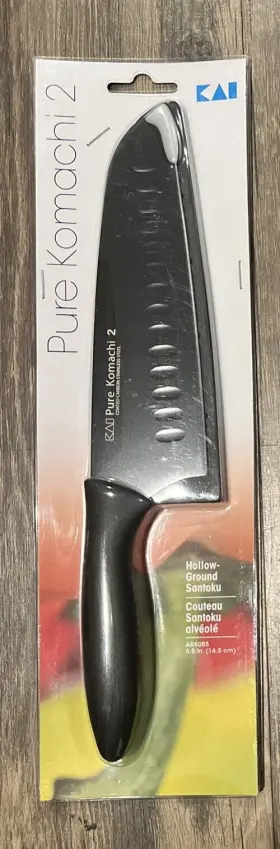 AB5085 KAI Pure Komachi Hollow Santoku Knife