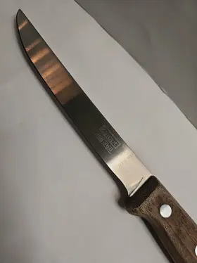 R70-6W KAI Kaicut Slicer Knife Wood Handle Blade #2