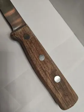 R70-6W KAI Kaicut Slicer Knife Wood Handle Blade #3