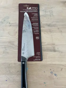 HT7078 KAI USA Pro High Carbon Tang Chefs Knife Nfs