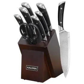 WPS-51089 KALORIK Cobra Cutlery Block Set Acacia Wood