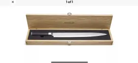 897084910365 KAMIKOTO Yanagiba Knife Ash Wood Box