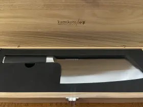 991821 KAMIKOTO Chuka Bocho Cleaver Handcrafted Ibaraki Steel