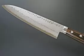 956856723722 KANETSUNE Sairyu Kengata Kitchen Knife Damascus #3