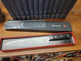 KC102 KANETSUNE Damascus Steel Chef Knife Gyuto