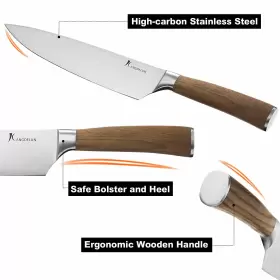 743388245501 KANGDELUN Natura Knife Block Set Ultra Sharp #3