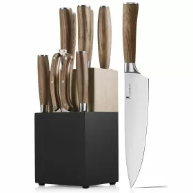 743388245501 KANGDELUN Natura Knife Block Set Ultra Sharp