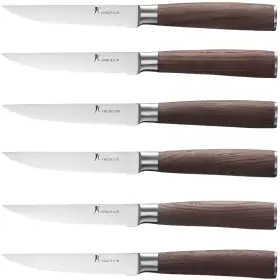 JJ001 KANGDELUN Natura Serrated Steak Knife Set High Carbon