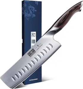 744759520166 KANGOOR EXPRESS Nakiri Knife High Carbon Steel