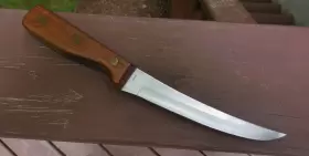 14412 KANSAS CITY Boning Knife Wood Handle Bld Overall #2