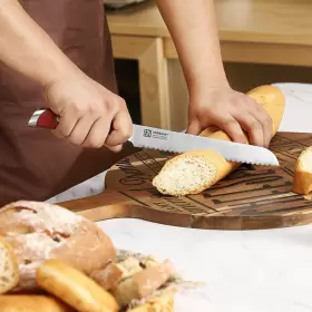 00201847105 KEEMAKE Bread Knife Steel Chef Kitchen Cake #2