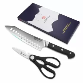 00202080106-2S KEEMAKE Chef Knife Set Steel Cook Cutlery Meat