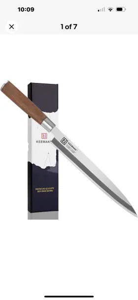 Z1140301K KEEMAKE Sashimi Knife Steel Chefs Yanagiba