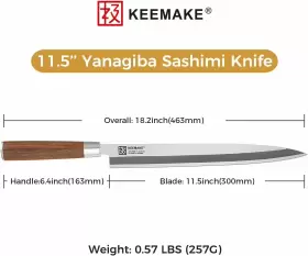 Z1140303K KEEMAKE Yanagiba Knife Steel Sashimi Sushi #2