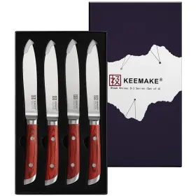 Z1470215K-4S KEEMAKE Steak Knives Set Steel Table Meat Knife