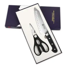 Z1800106K-2S KEEMAKE Kitcheware Set Steel Santoku Knife