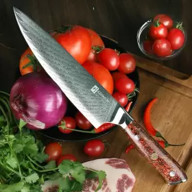 768494285302 KEENSUN Damascus Chef Knife Kitchen Japane #2