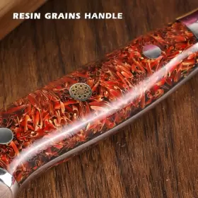 768494285302 KEENSUN Damascus Chef Knife Kitchen Japane #3