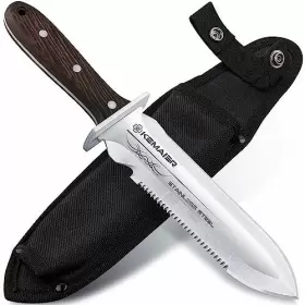 745978268594 KEMAIER Hori Knife Sharp Garden Serrated Edge