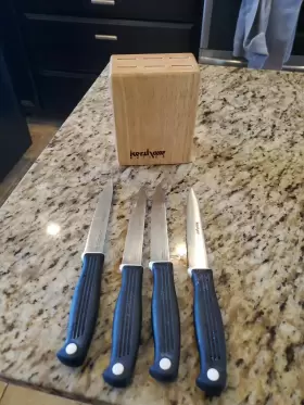 9921 KERSHAW Steak Knives Set High Carbon Steel