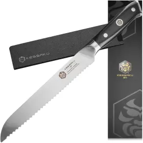 KES12082 KESSAKU Serrated Bread Knife Dynasty Razor Sharp