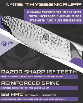 KES12150 KESSAKU Spreader Sandwich Serrated Ultimate Utility #3