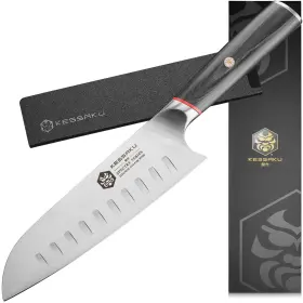 KES33071 KESSAKU Santoku Knife Spectre Forged High Carbon Sta