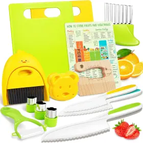 445036719749 KIDSKNIVESSET Kids Knife Set Cooking Kitchen