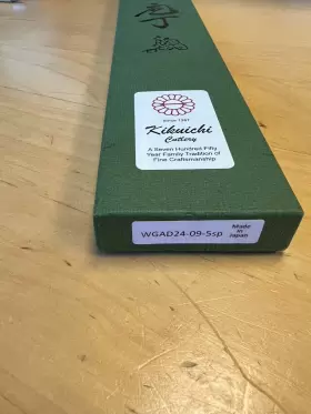 WGAD24-9-5SP KIKUICHI Warikomi Tsuchime Damascus Chefs Knife #2