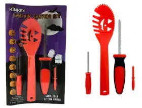 KIN-00612 KINREX Pumpkin Carving Halloween Carve Tools Set