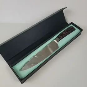 X002CRLJPZ KISHI KNIGHT Chef Knife Steel Wood Handle Kitchen
