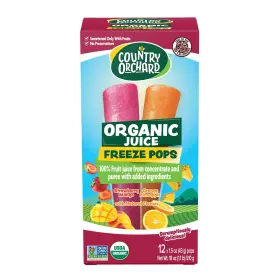 064331721232 KISKO FREEZIES Country Orchard Freeze Pops Juice