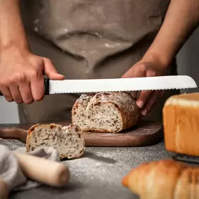 691189979593 KISS CORE Bread Knife Homemade Serrated #2