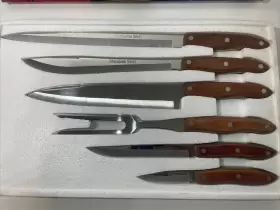 1972-GG KITCHEN Deluxe Knife Set Steel Box #2