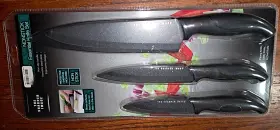 709996618670 KITCHEN Knife Set Sheaths Sharper Total