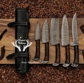 CS-1111 KITCHEN Personalized Handmade Damascus Chef Set
