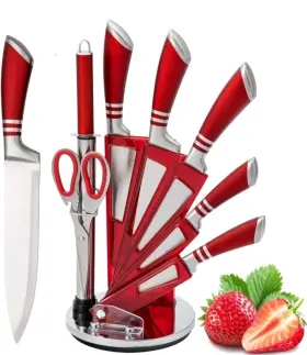 KK-7257 KITCHEN KING Knife Set Sharp Steel Chef Knives