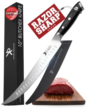 061092360262 KITCHEN PERFECTION Butcher Knife Meat Cutting