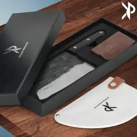 065006549002 KITCHEN PERFECTION Handmade Meat Cleaver Knife #2